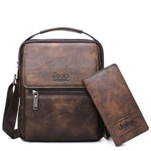 Load image into Gallery viewer, Sacoche en cuir pour homme &lt;br&gt; Modèle Luxe Marron - SACOCHES CUIR